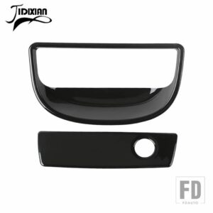 ジープ 副パイロット収納ボックスハンドル装飾カバーラングラー JK 2007-17 - Black