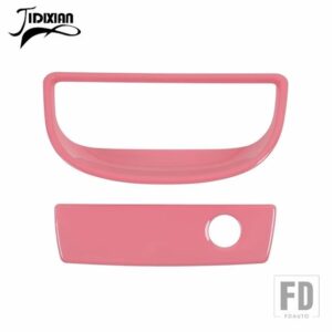 ジープ 副パイロット収納ボックスハンドル装飾カバーラングラー JK 2007-17 - Pink