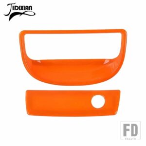 ジープ 副パイロット収納ボックスハンドル装飾カバーラングラー JK 2007-17 - Orange