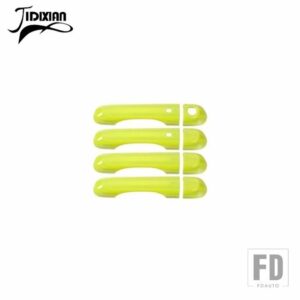 ジープ ABS サイドドアボウルハンドル装飾カバーステッカー レネゲード 2016-23 アップ用 - light green 8 pcs