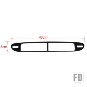 シボレー 車中央空調アウトレットベント装飾カバーカマロ 2010-15 アクセサリー - Black