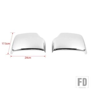 スズキ ジムニー 2019-24 バックミラー装飾リアカバー外装アクセサリー - Chrome