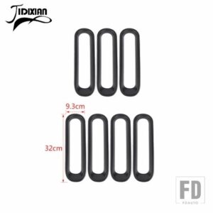 ジープ 車インサートレーシンググリルグリル装飾カバーラングラー JK 2007-17 - Matte Black