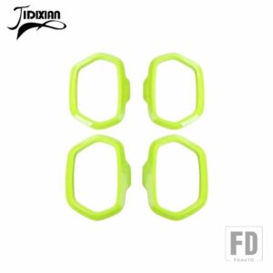 ジープ レネゲード 2016-24 インテリアドアスピーカー装飾カバーリング - light green