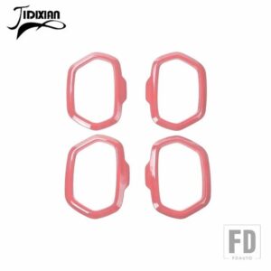 ジープ レネゲード 2016-24 インテリアドアスピーカー装飾カバーリング - Pink