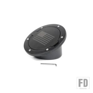 ジープ ラングラー TJ 35582 オイル燃料タンクキャップカバーとキーロック - flag