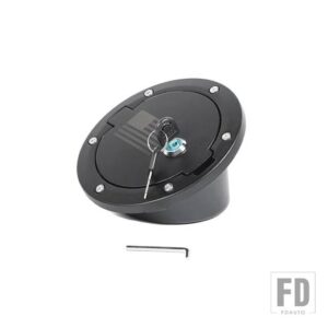 ジープ ラングラー TJ 35582 オイル燃料タンクキャップカバーとキーロック - flag with key