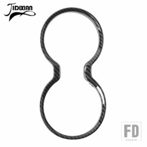 カップホルダー装飾カバー ダッジデュランゴ 2011-24 - Black Carbon Fiber