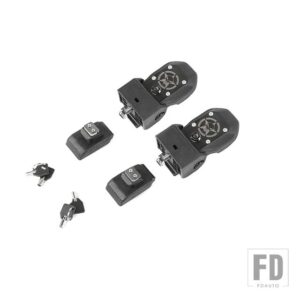 ジープ ラングラー JK 2007-17 エンジンフードラッチキャッチロックバックルに適合 - Skull