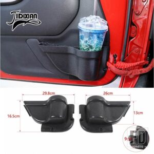 ジープ 片付け車フロントリアドアストリングバッグ収納ボックスラングラー JK 2011-17 - B1 fron tdoor