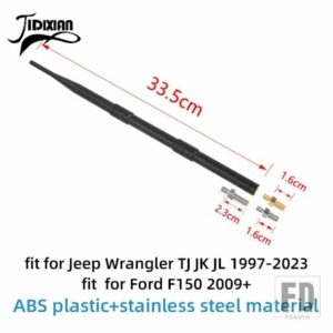 フォード ジープ ラングラー TJ JK JL 1997-2023 F150 2009 アップカーアンテナ交換用アンテナアクセサリー - a1 for TJ JK JL F150