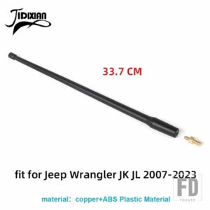 フォード ジープ ラングラー TJ JK JL 1997-2023 F150 2009 アップカーアンテナ交換用アンテナアクセサリー - for JK JL 33.7 CM