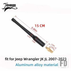 フォード ジープ ラングラー TJ JK JL 1997-2023 F150 2009 アップカーアンテナ交換用アンテナアクセサリー - for JK JL 15 CM