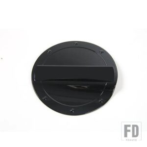 フォード 車外装燃料タンクキャップ装飾カバーマスタング 2015-24 アップ - black no logo