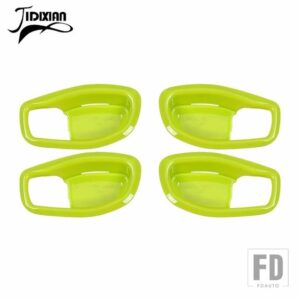 ジープ 車インテリアドアハンドルボウル装飾カバーアクセサリーレネゲード 2016-23 - light green