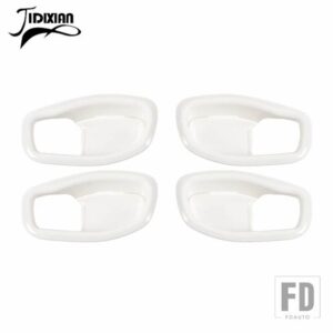 ジープ 車インテリアドアハンドルボウル装飾カバーアクセサリーレネゲード 2016-23 - White