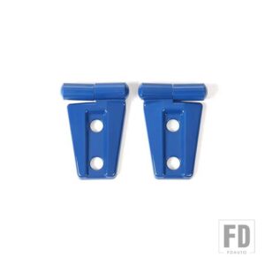 ジープ ラングラー JK 2007-17 エンジンフードヒンジ装飾カバー - Blue
