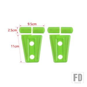 ジープ ラングラー JK 2007-17 エンジンフードヒンジ装飾カバー - light green