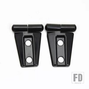 ジープ ラングラー JK 2007-17 エンジンフードヒンジ装飾カバー - Black