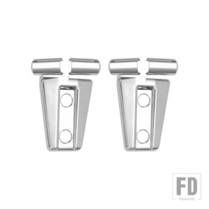 ジープ ラングラー JK 2007-17 エンジンフードヒンジ装飾カバー - Chrome