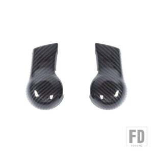 シボレー カマロ 2010-15 ギアシフトレバーヘッド装飾カバーインテリアアクセサリー - carbon fiber grain