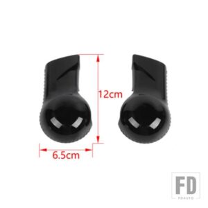 シボレー カマロ 2010-15 ギアシフトレバーヘッド装飾カバーインテリアアクセサリー - Black