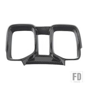 シボレー カマロ 2010-15 インテリアダッシュボードパネル装飾フレームカバーアクセサリー - carbon fiber grain