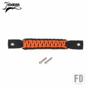 ジープ 車テールドアガラスグラブハンドルラングラー JL 2018-24 アップリアドアトップアームレスト - Orange