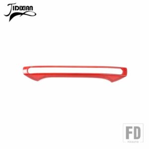 ジープ 車内フロント副パイロットハンドル装飾カバーラングラー JK 2011-17 - Red