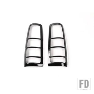 スズキ ジムニー 2007-2017 リアテールライトテールライトランプガード装飾カバー外装アクセサリー - Black