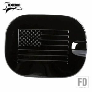 シボレー シルバラード GMC シエラ 2019-24 燃料タンクキャップ装飾カバーアクセサリー - Black