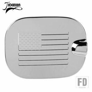 シボレー シルバラード GMC シエラ 2019-24 燃料タンクキャップ装飾カバーアクセサリー - Chrome