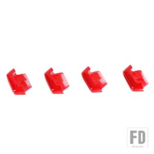 フォード センターコンソール空調ベント調整装飾カバーブロンコ 2021-24 アップアクセサリー - Red