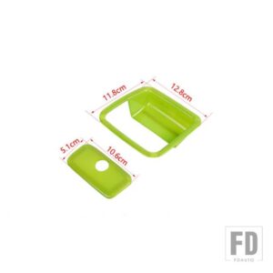 ジープ 車副パイロット収納ボックスハンドル装飾カバーラングラー JL グラディエーター JT 2018-22 アクセサリー - light green