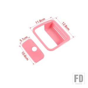 ジープ 車副パイロット収納ボックスハンドル装飾カバーラングラー JL グラディエーター JT 2018-22 アクセサリー - Pink