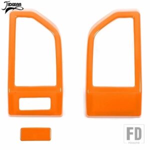 フォード F150 2015-20 ダッシュボードパネル空調アウトレットベント装飾カバー - Orange