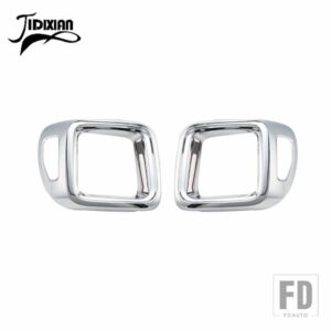 ジープ レネゲード 2016-24 リアテールライトテールライトランプ装飾カバー - Chrome