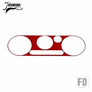 スズキ ジムニー 2007-17 カーエアコンスイッチ装飾カバー - Red B