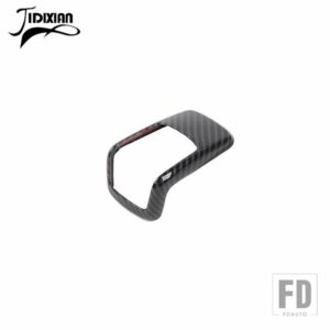 シボレー シルバラード 2022 2023 2024 ギアシフトヘッド装飾カバートリムインテリアアクセサリー - carbon fiber grain