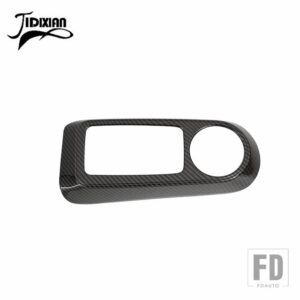 フォード ブロンコ 2021-24 ギアシフトパネル装飾カバーインテリアスタイリングアクセサリー - Black Carbon Fiber