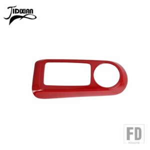 フォード ブロンコ 2021-24 ギアシフトパネル装飾カバーインテリアスタイリングアクセサリー - Red