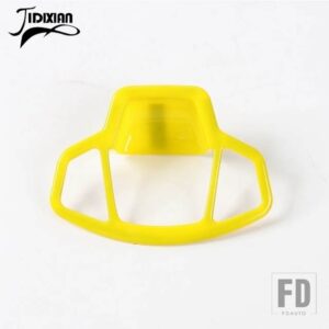 ジープ インテリア電子ハンドブレーキボタン装飾カバーアクセサリー レネゲード 2016-21 アップ - ABS yellow