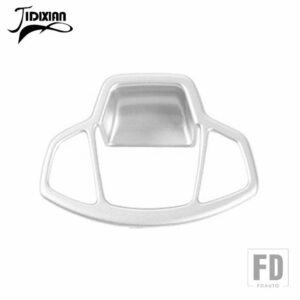 ジープ インテリア電子ハンドブレーキボタン装飾カバーアクセサリー レネゲード 2016-21 アップ - ABS silver