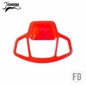 ジープ インテリア電子ハンドブレーキボタン装飾カバーアクセサリー レネゲード 2016-21 アップ - ABS Red