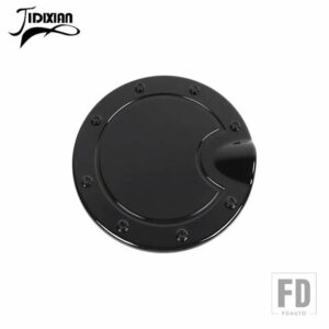 ダッジラム 2010-17 燃料タンクガスキャップ装飾カバー外装アクセサリー - Black A