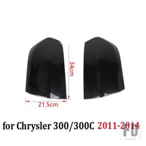 スモークブラックテールライトテールライトランプ装飾カバークライスラー 300 300C 2011 アップ外装アクセサリー - 2011-2014