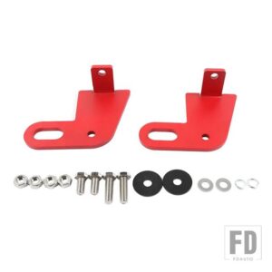 スズキ 牽引バーフロントリアバンパー牽引トレーラーフック ジムニー 2019-24 2025 アクセサリー - rear