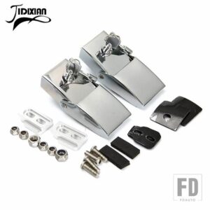 ジープ ラングラー JK JL JT 2007 のボンネットラッチキャッチロックエンジンフードロック外装アクセサリー - Chrome