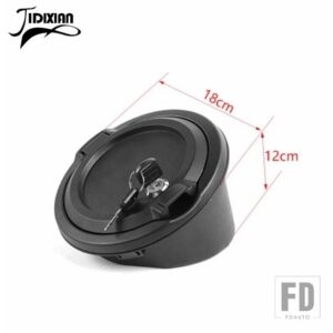 ジープ ガスキャップ燃料タンクキャップカバーラングラー JL 2018-24 アップ外装アクセサリー - black with lock