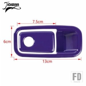フォード ブロンコ 2021-24 副パイロット収納ボックススイッチ装飾カバートリムインテリアアクセサリー - PURPLE